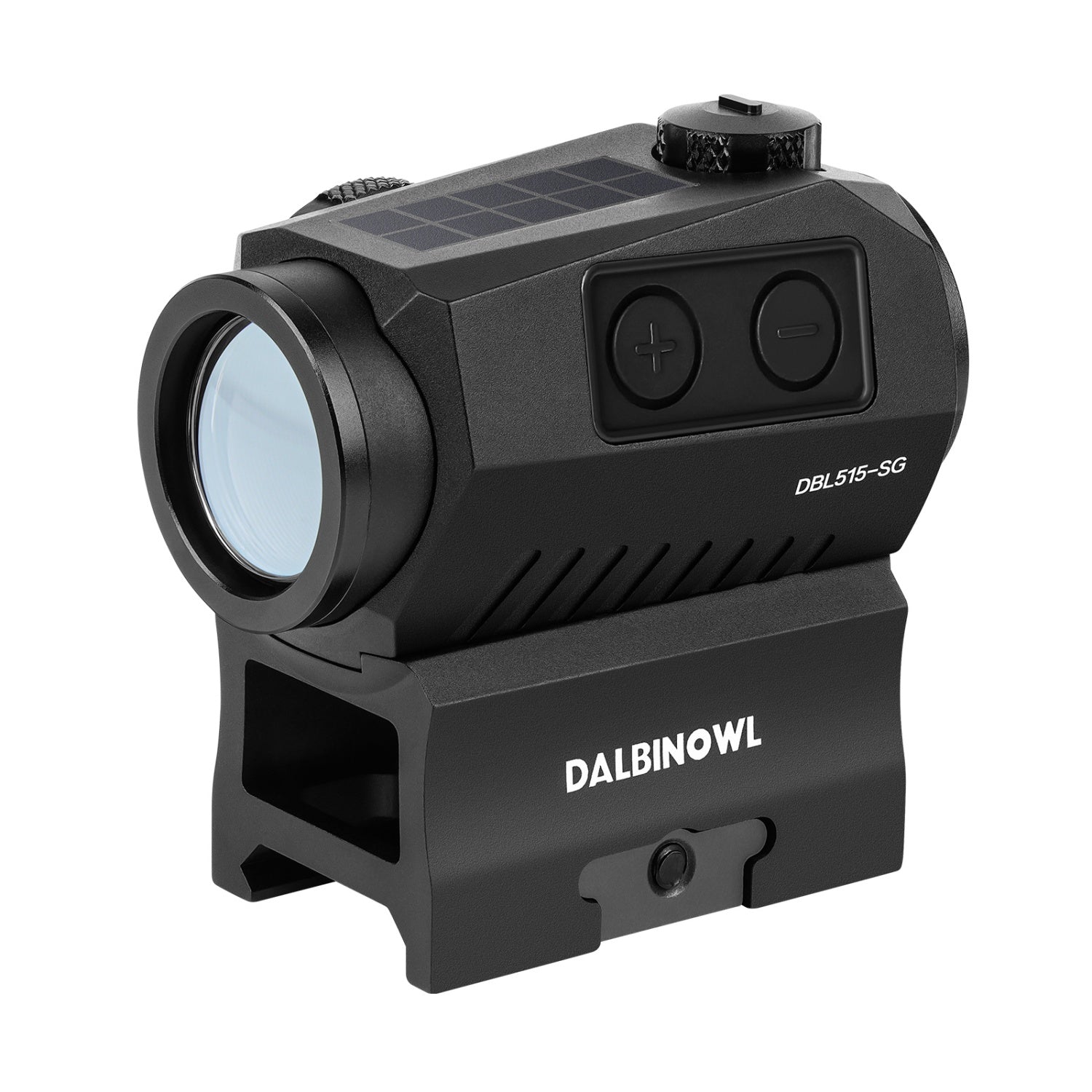 Dalbinowl DBL515 - SG Solar Green Dot Sight - Shake Awake - with Dual Power Supply System - 3 MOA Rugged Waterproof Shockproof Reflex Sights for Picatinny Rails - Dalbinowl Optic