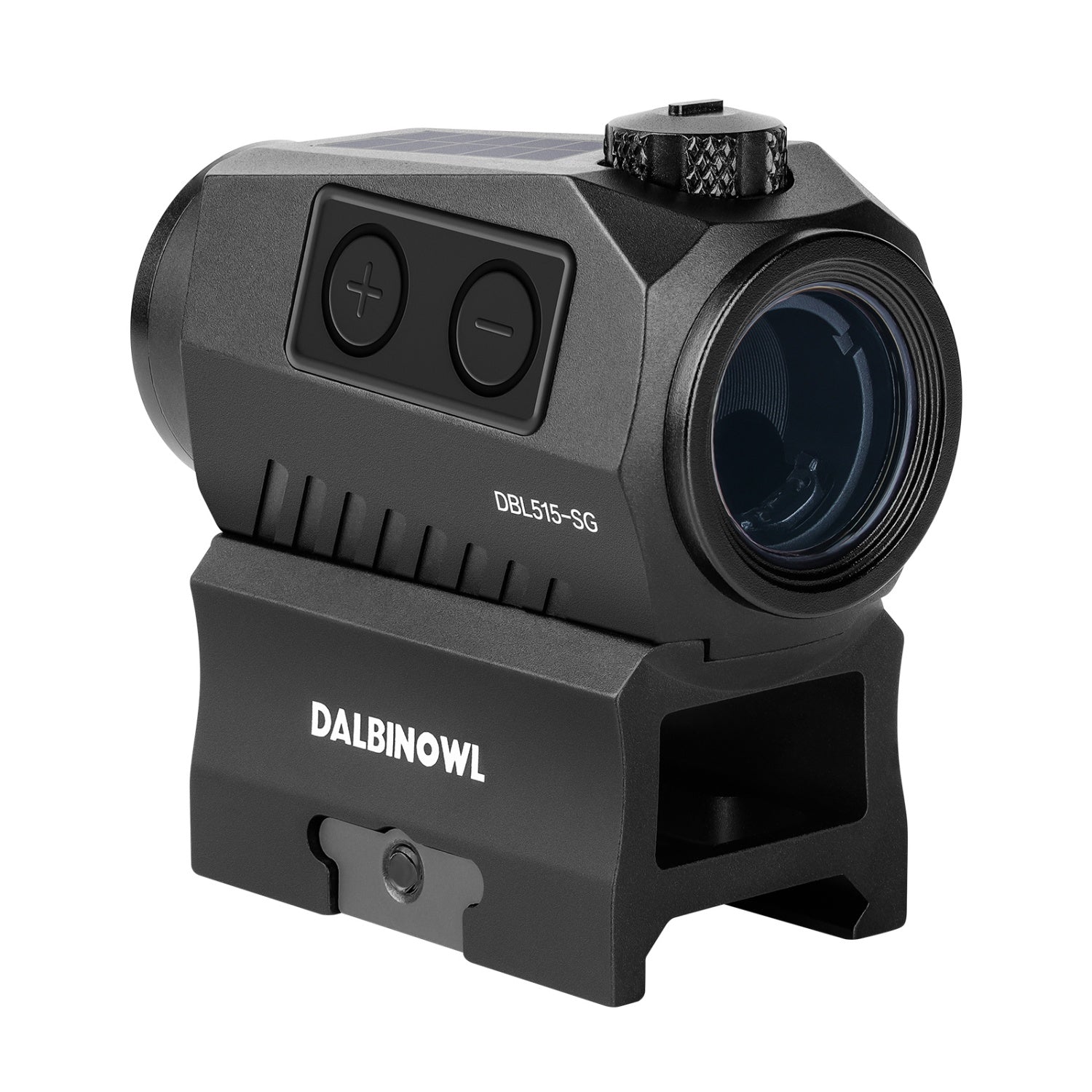 Dalbinowl DBL515 - SG Solar Green Dot Sight - Shake Awake - with Dual Power Supply System - 3 MOA Rugged Waterproof Shockproof Reflex Sights for Picatinny Rails - Dalbinowl Optic
