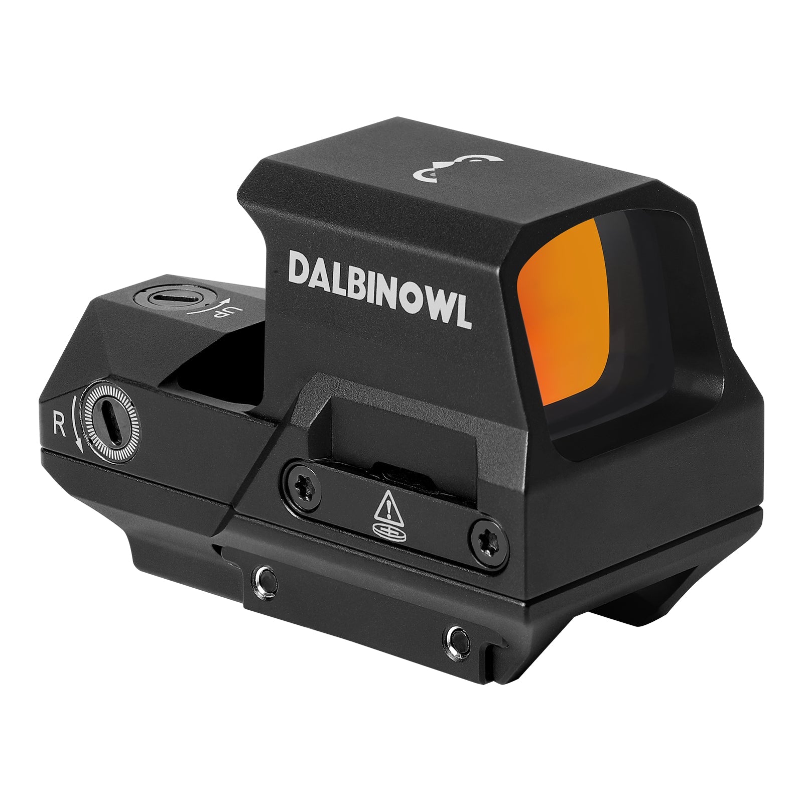 DALBINOWL NOCTUA - R Rifle Red Dot Sight 3 MOA Shake Awake Open Reflex Sight 1x30mm Large Window Rifle Scope for Long Guns - Dalbinowl Optic