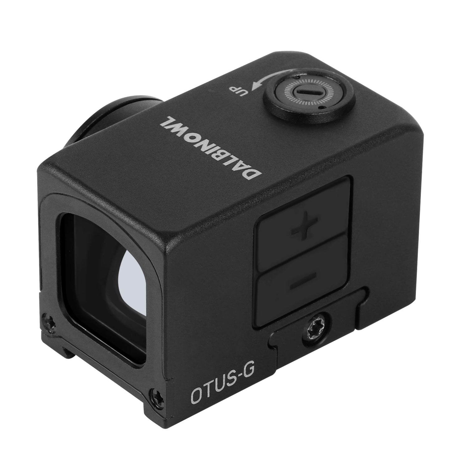 Dalbinowl OTUS - G Enclosed Green Dot Sights for ACRO Footprint - Motion Awake - 3 MOA Closed Emitter Reflex Sight - with Adapter Plates for RMR Footprint & Glock MOS & Picatinny Rails - Dalbinowl Optic