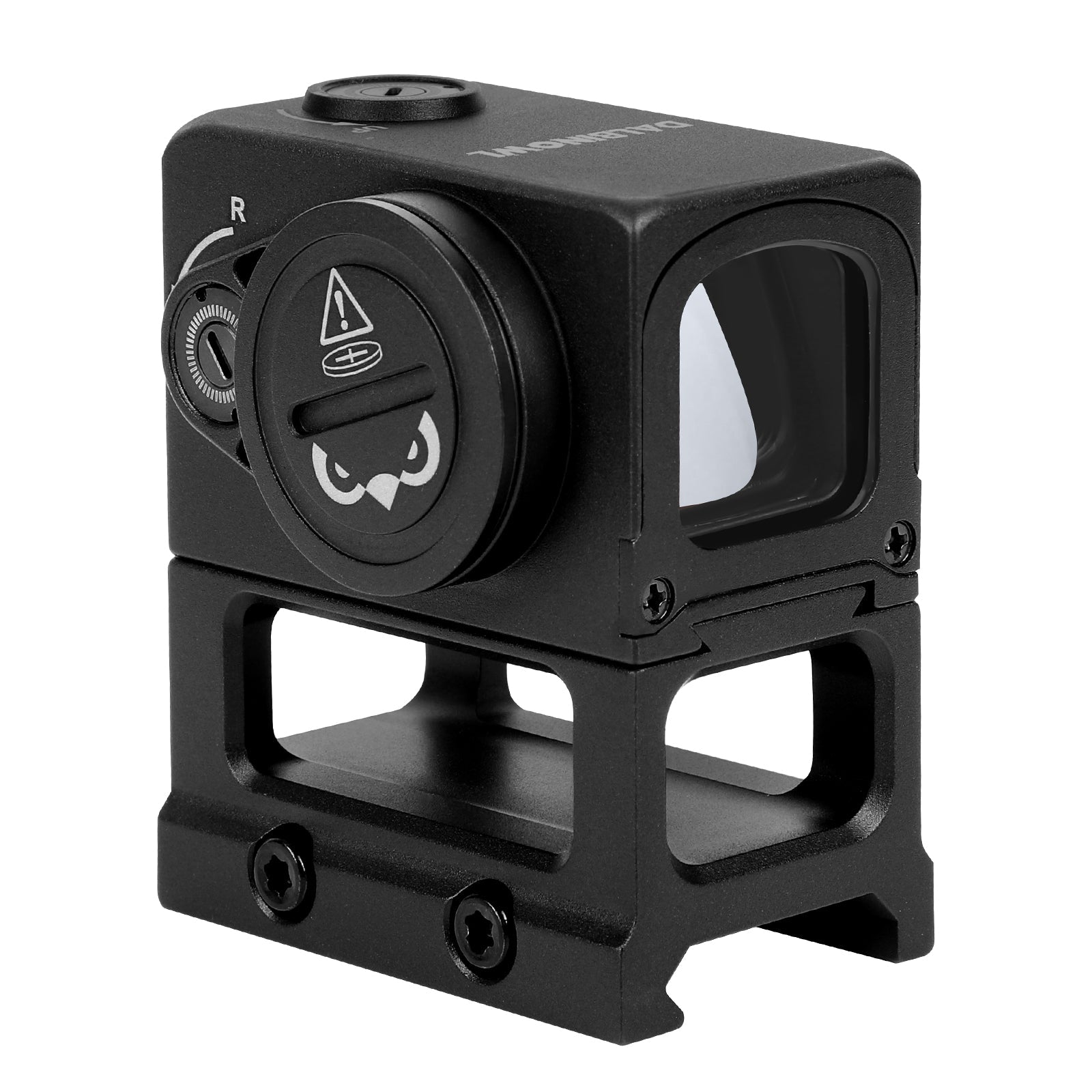 Dalbinowl OTUS - G Enclosed Green Dot Sights for ACRO Footprint - Motion Awake - 3 MOA Closed Emitter Reflex Sight - with Adapter Plates for RMR Footprint & Glock MOS & Picatinny Rails - Dalbinowl Optic