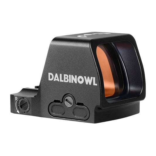 DALBINOWL TYTO - CR Multi - reticles Red Dot Sight for RMR Footprint 2.5 MOA Dot 40 MOA Circle Reflex Sight w/Pic Mount - Dalbinowl Optic